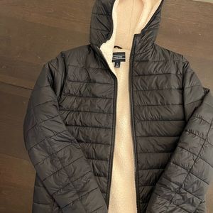 Boys fleece lined winter coat. Very, very warm….